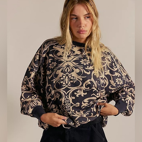 We The Free Tops - We The Free Printed Bubble Up Pullover